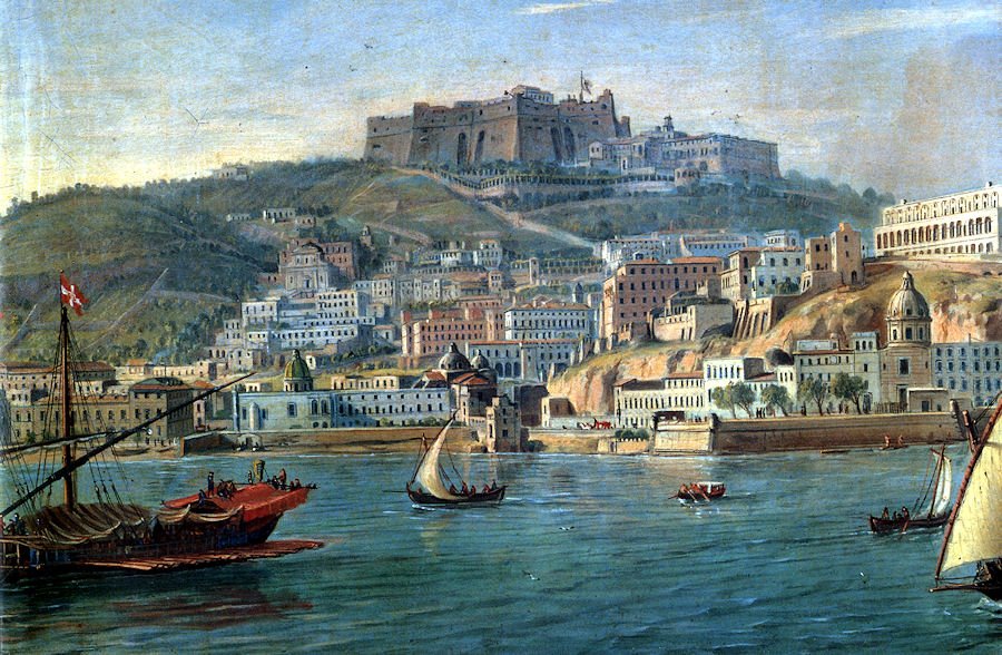 Napoli dal mare (Gaspard van Wittel)