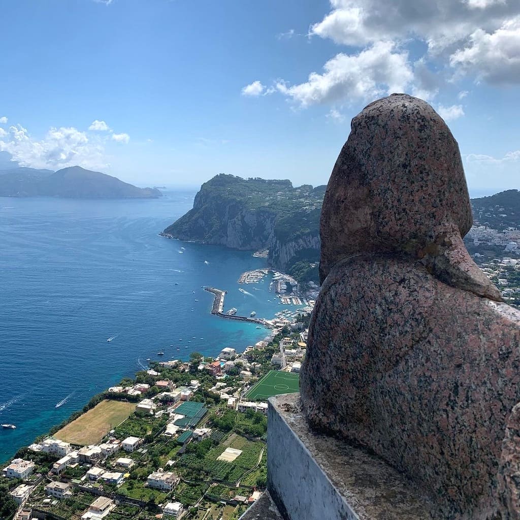 Capri, panorama da Villa San Michele