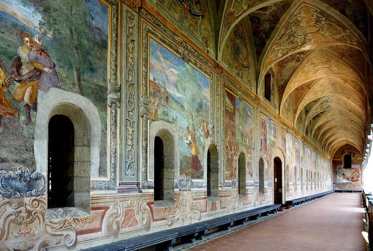 Complesso monumentale di Santa Chiara, Napoli (foto da Velvet)