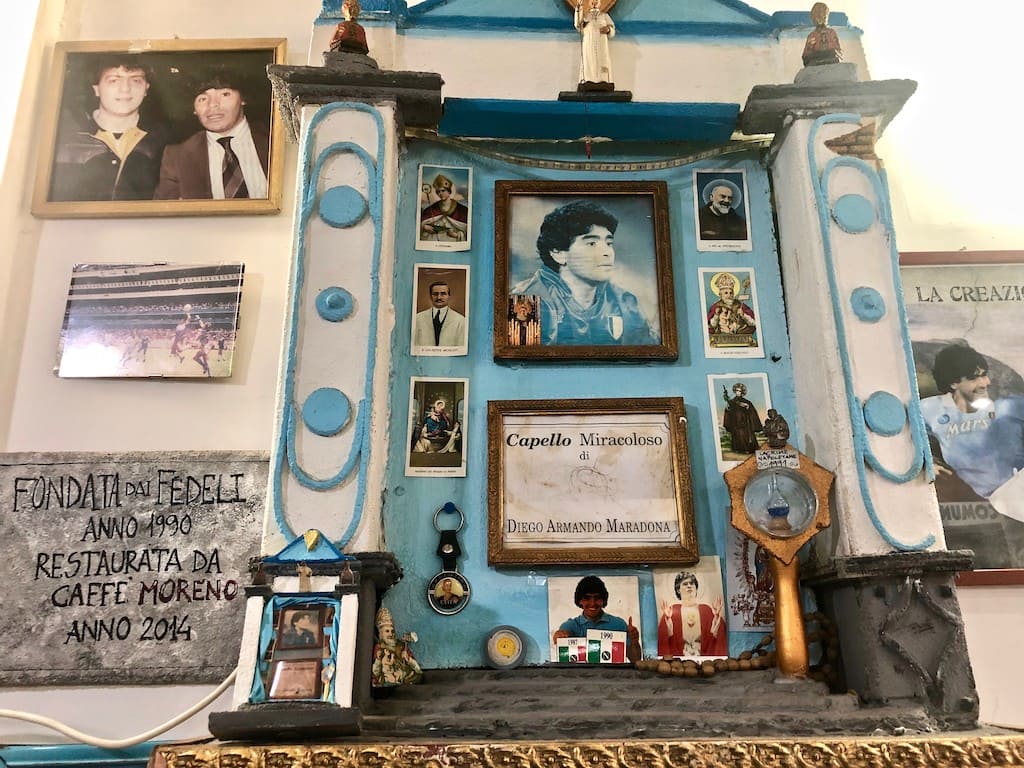 Altarino a Maradona