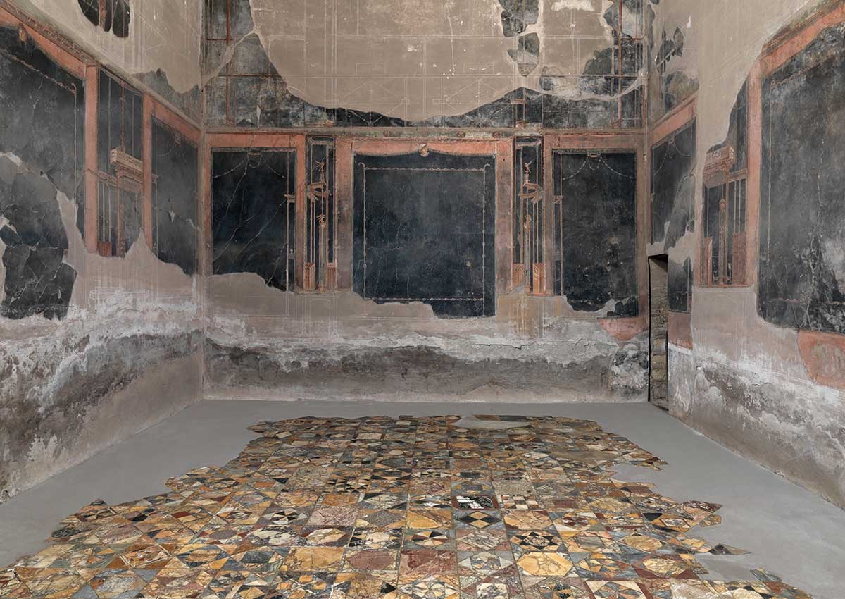 Casa di Cervi - Scavi di Ercolano riaprono tre domus