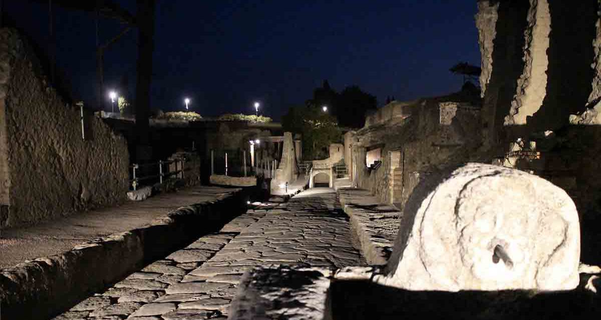 Scavi di Ercolano: al via le visite serali