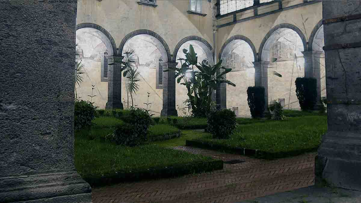 Farmacia degli incurabili, chiostro