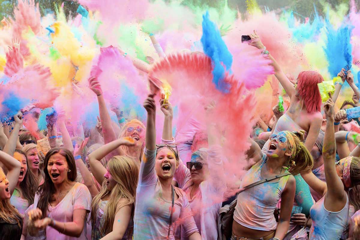 Holi Festival dell' Oriente