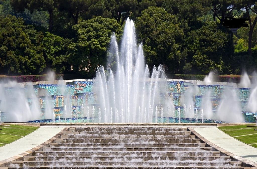 Fontana dell’Esedra Napoli, Mostra d’Oltremare Napoli