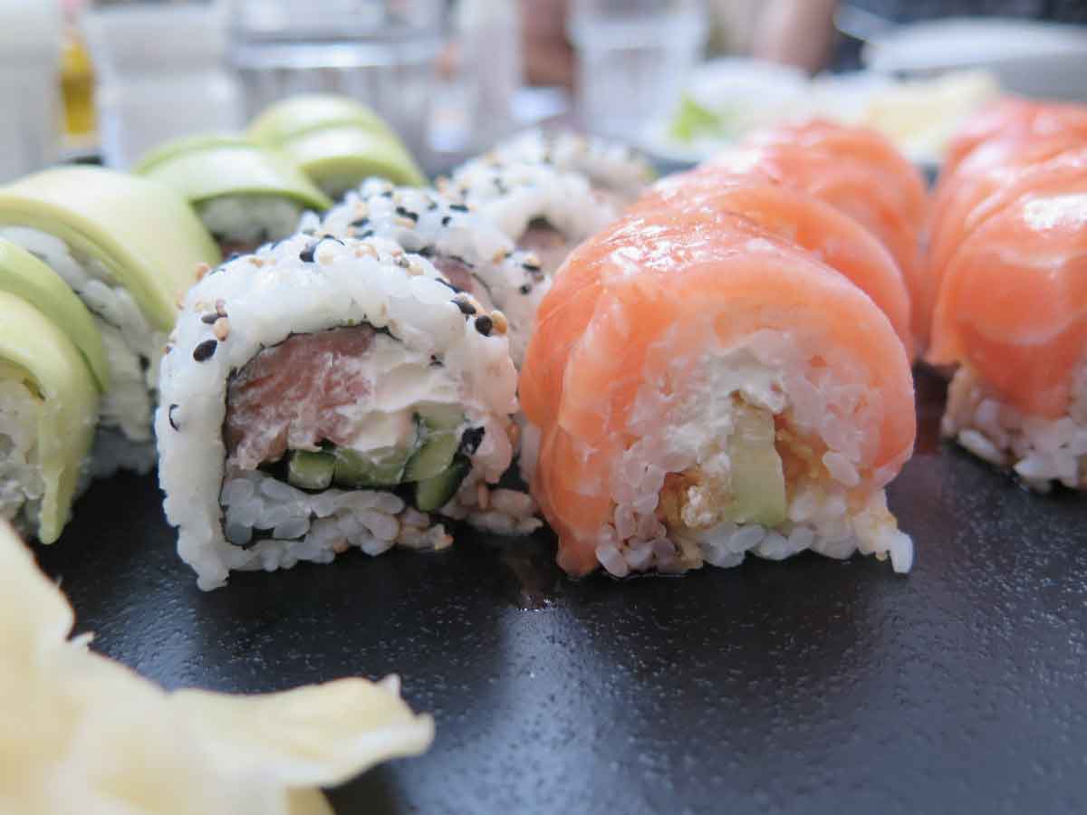 Sushi mangiare Giapponese