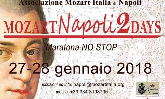 Mozart 2 Days a Napoli al Circolo Ufficiali della Marina MIlitare (gennaio 2018)