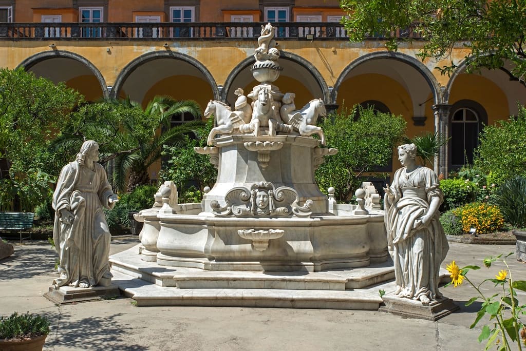 Fontana con Cristo e la Samaritana al pozzo