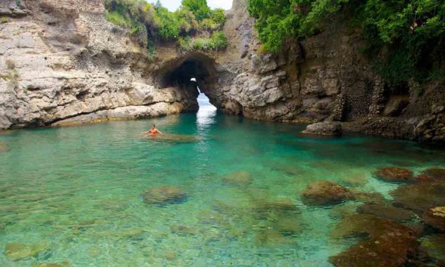 Bagni della Regina Giovanna, tra natura e storia