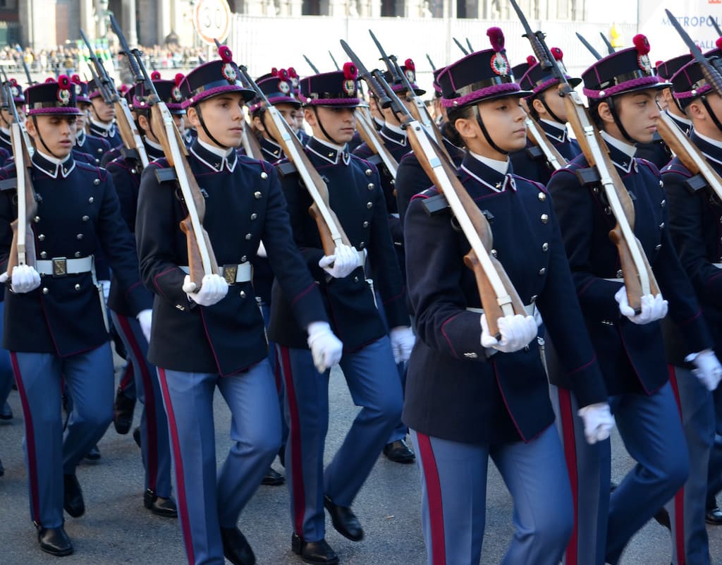 Nunziatella, Giuramento in Piazza del Plebiscito Napoli