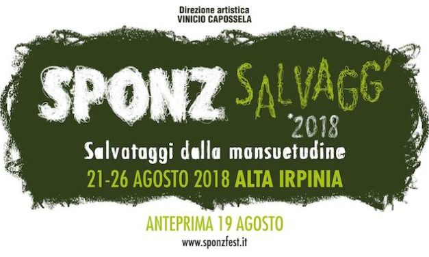 Sponz Fest, Calitri (21 – 26 agosto 2018)