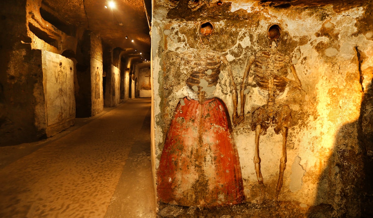 Puozze sculà, Catacombe di San Gaudioso Napoli