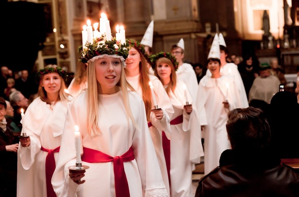 La Svezia porta a Napoli la tradizionale festa di Santa Lucia