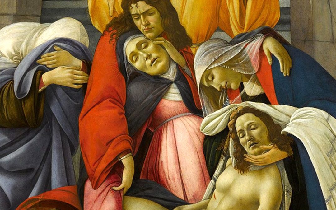 Compianto sul Cristo morto di Botticelli in mostra al Palazzo Zevallos Napoli