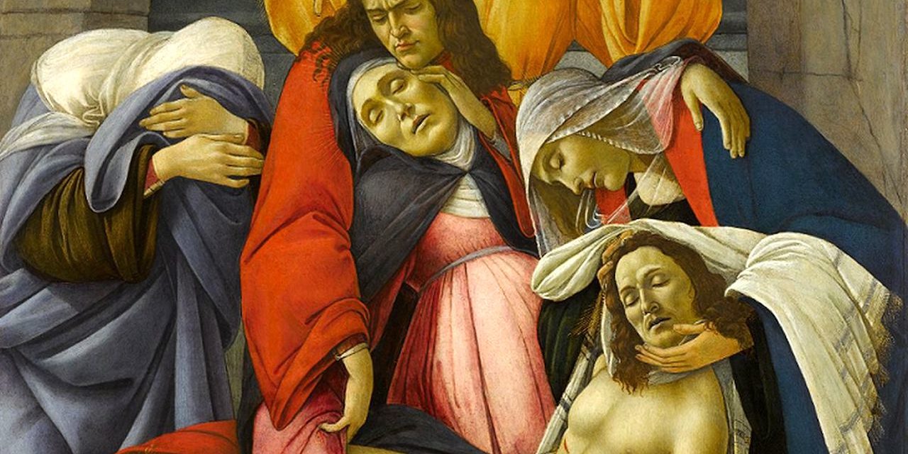 Compianto sul Cristo morto di Botticelli in mostra al Palazzo Zevallos Napoli