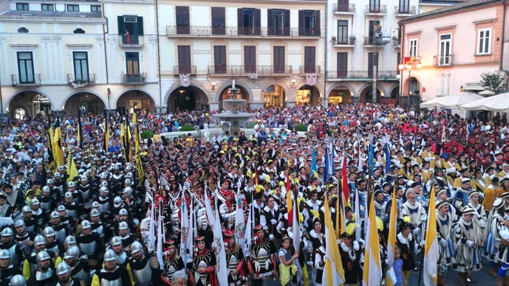 Disfida dei trombonieri a Cava dei Tirreni 2019