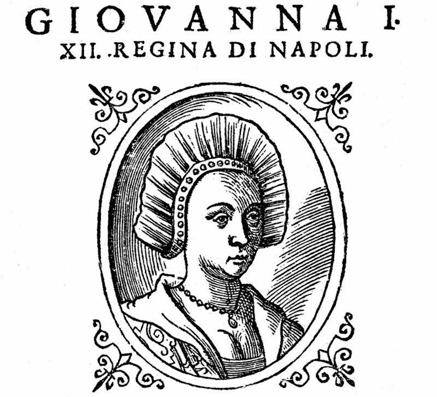 Giovanna I d'Angiò regina di Napoli