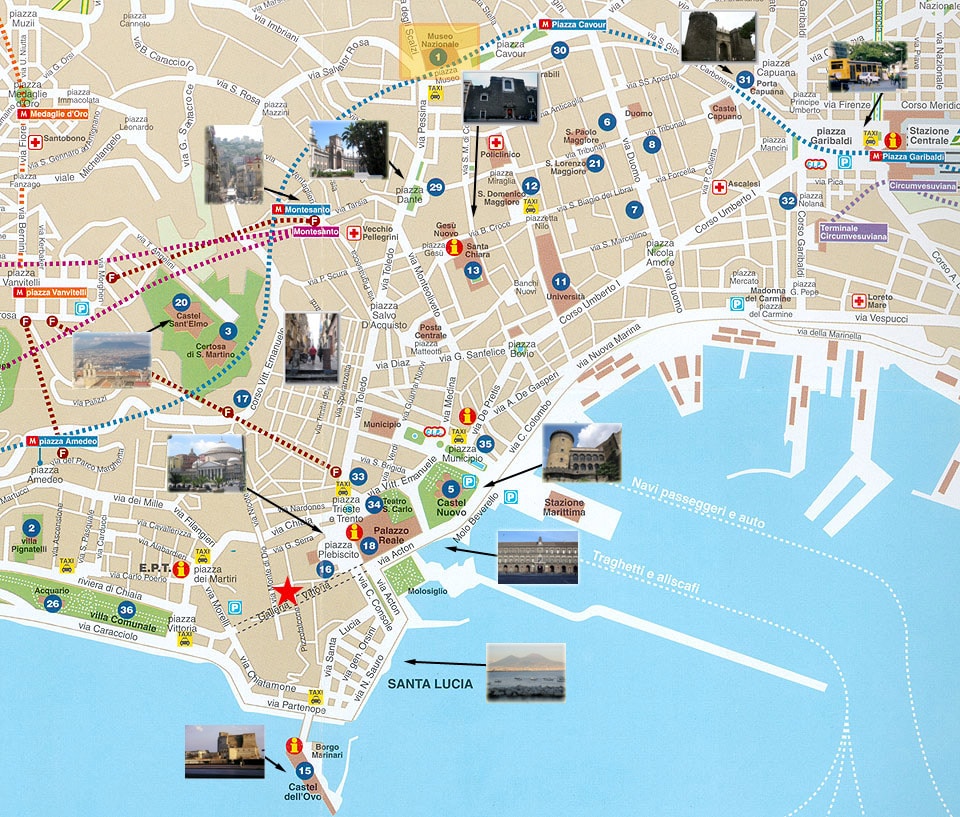 Piantina di Napoli