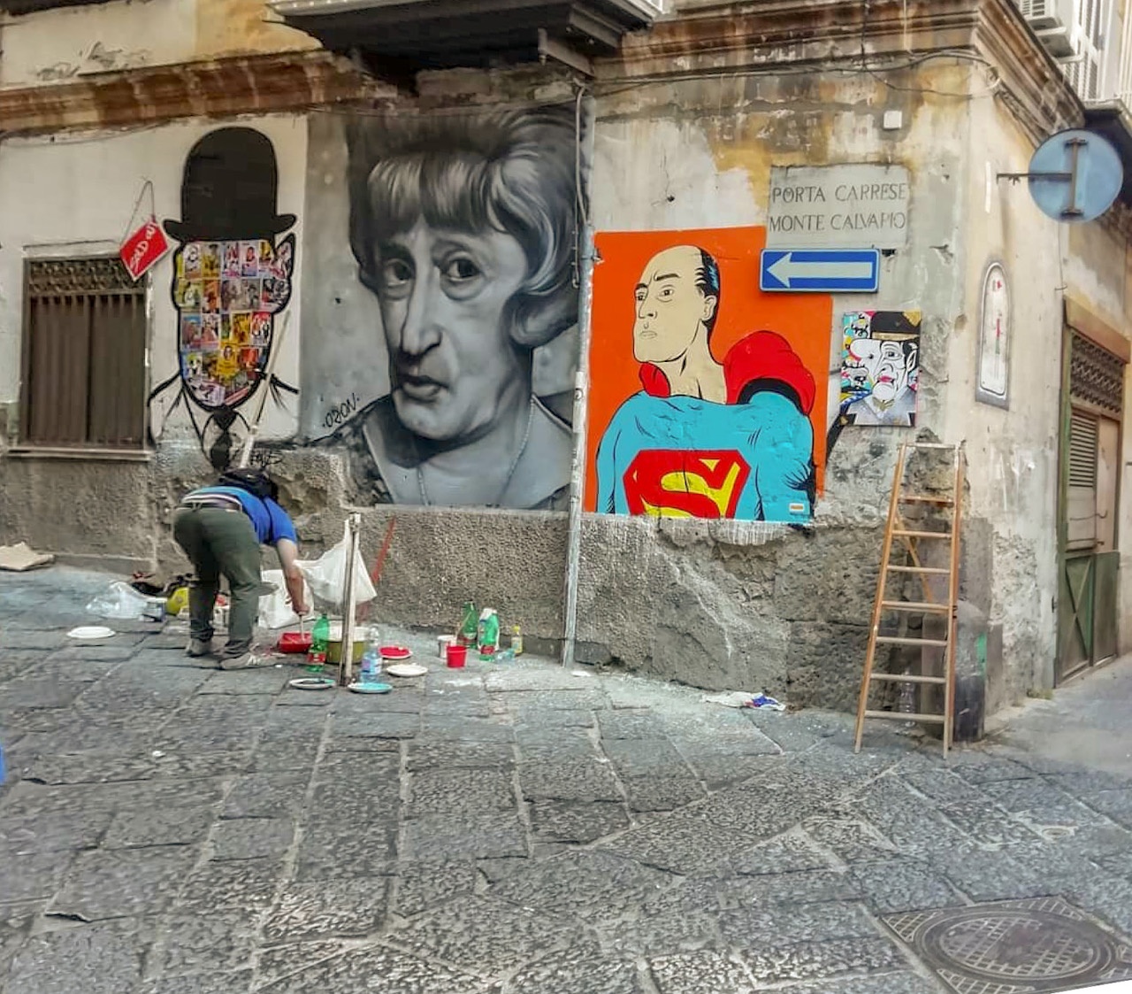 quartieri spagnoli - Totò street art