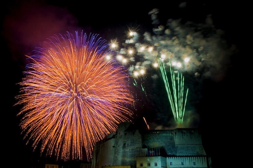 Napoli Capodanno, Fuochi a Castel dell'Ovo