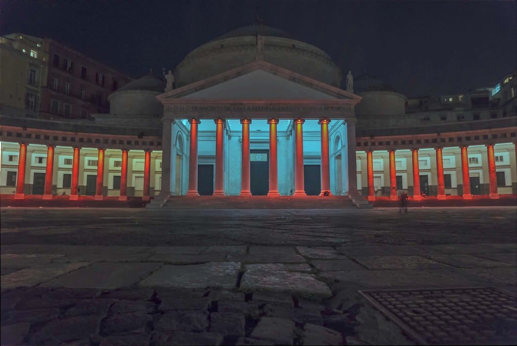 Piazza del Plebiscito di notte