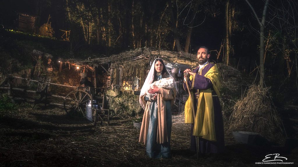 Presepe vivente del 700 nel borgo della Vaccheria di Caserta (2019)