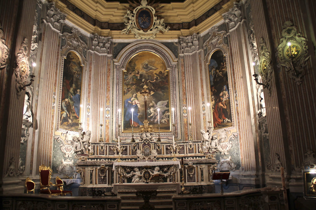 Chiesa della Nunziatella altare maggiore