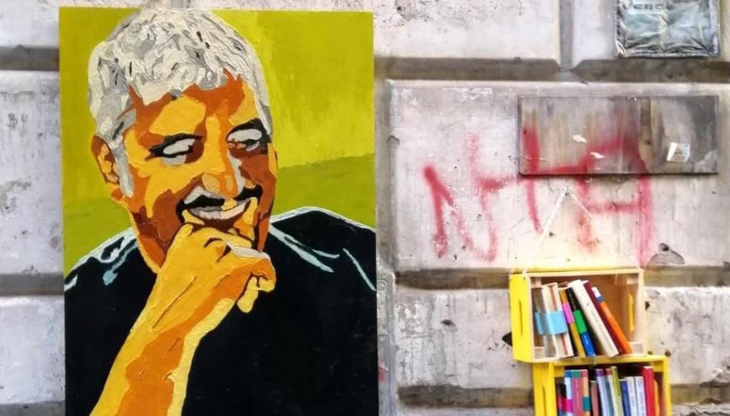 Vicolo della Cultura nel Rione Sanità a Napoli