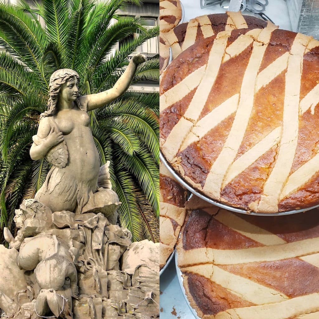 La sirena Partenope e la pastiera napoletana