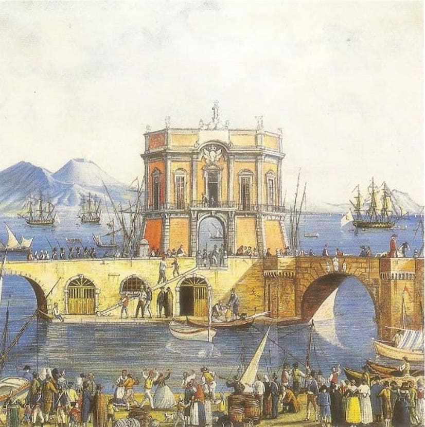 Napoli Palazzo dell'Immacolatella - Autore ignoto