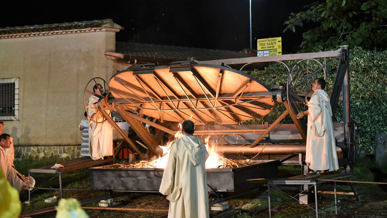 Fritatta mille uova, Certosa di Padula