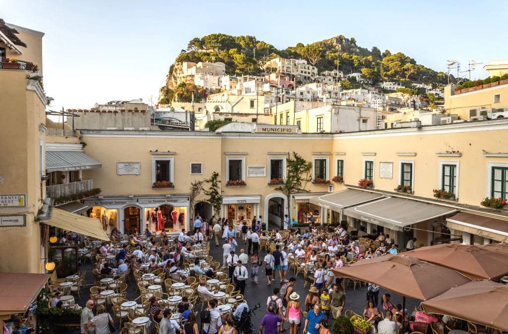 Piazzetta di Capri, il salotto del mondo