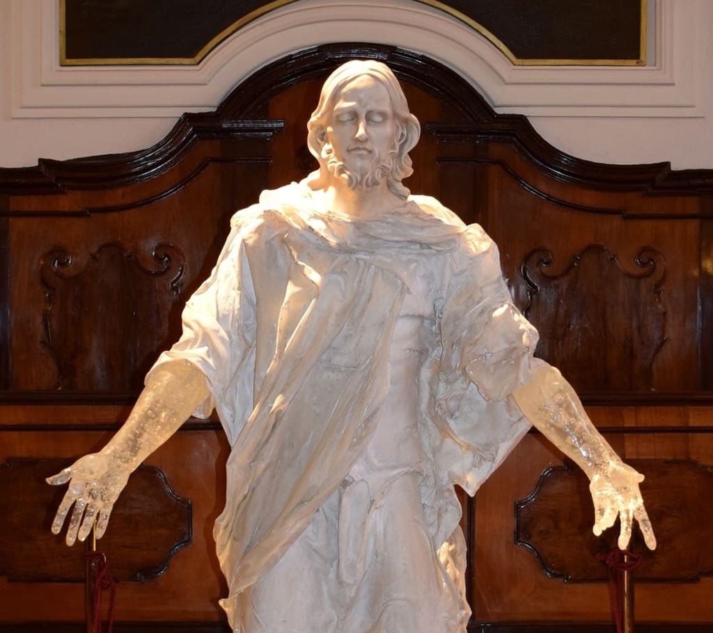 Cristo Svelato, Real Monte Menso di Scala