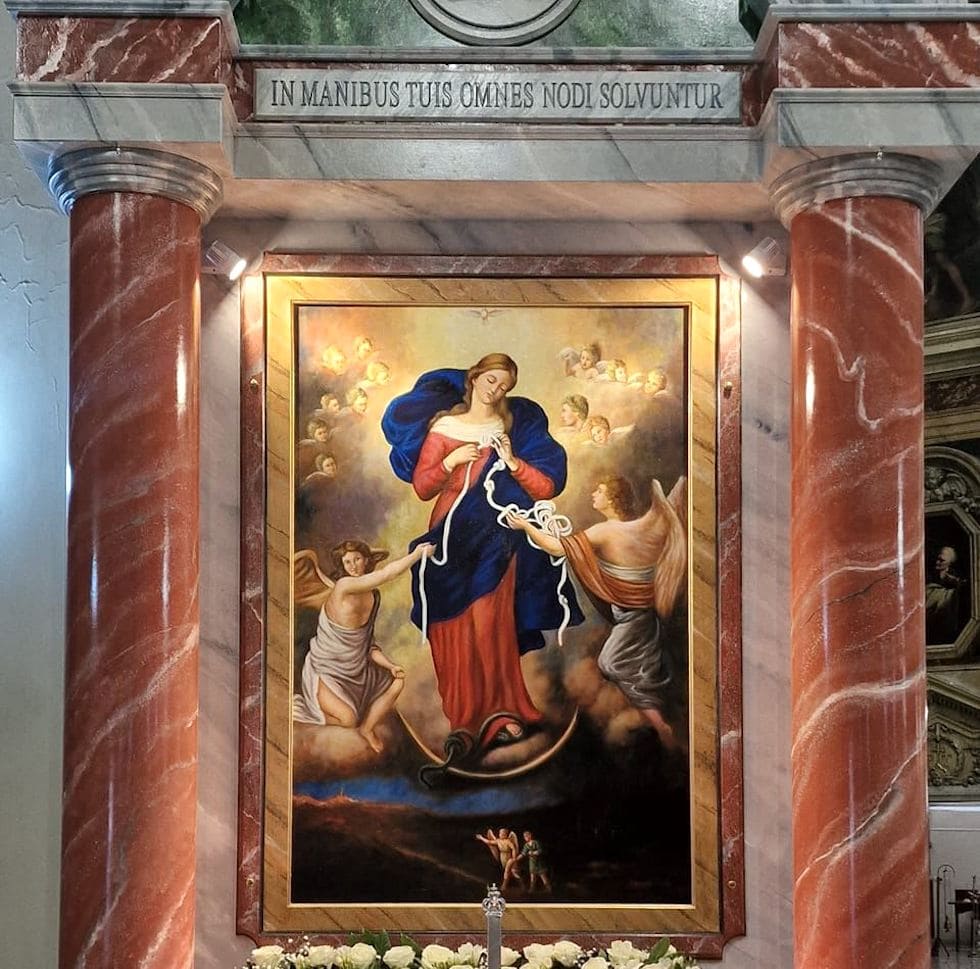 Maria che scioglie i nodi, Pietà dei Turchini Napoli