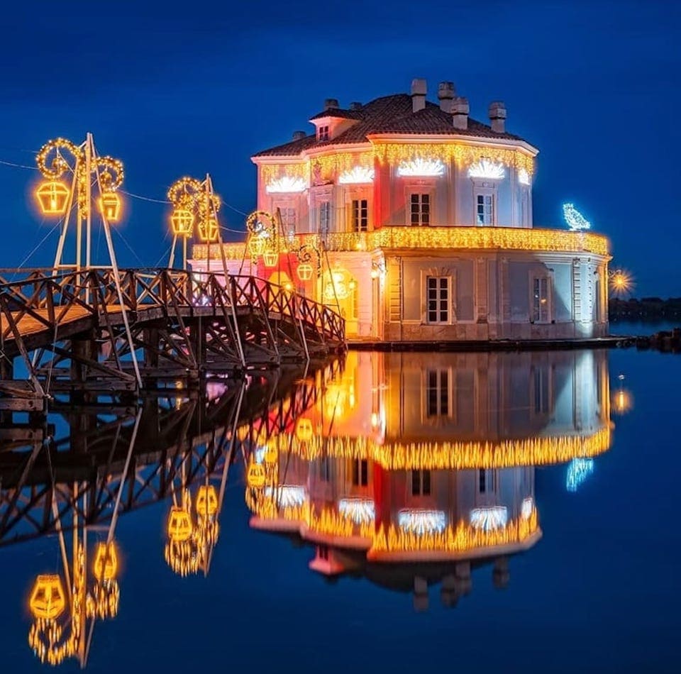 Luci d’artista nel Parco Vanvitelliano