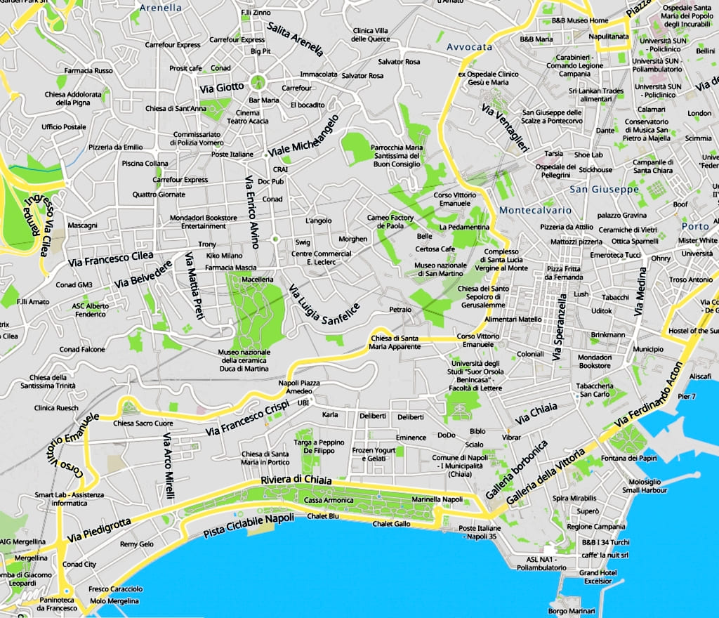 Corso Vittorio Emanuele Mappa