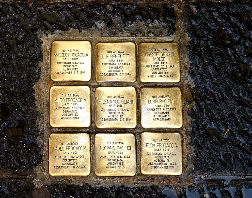 Pietre d'Inciampo Napoli - Giorno della Memoria
