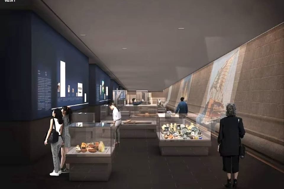Galleria Museale Archeologica all’interno della Stazione Municipio