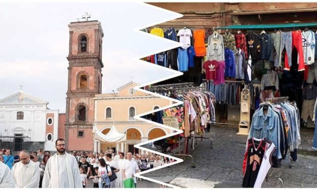 Mercato di Resina e la Basilica di Santa Maria di Pugliano