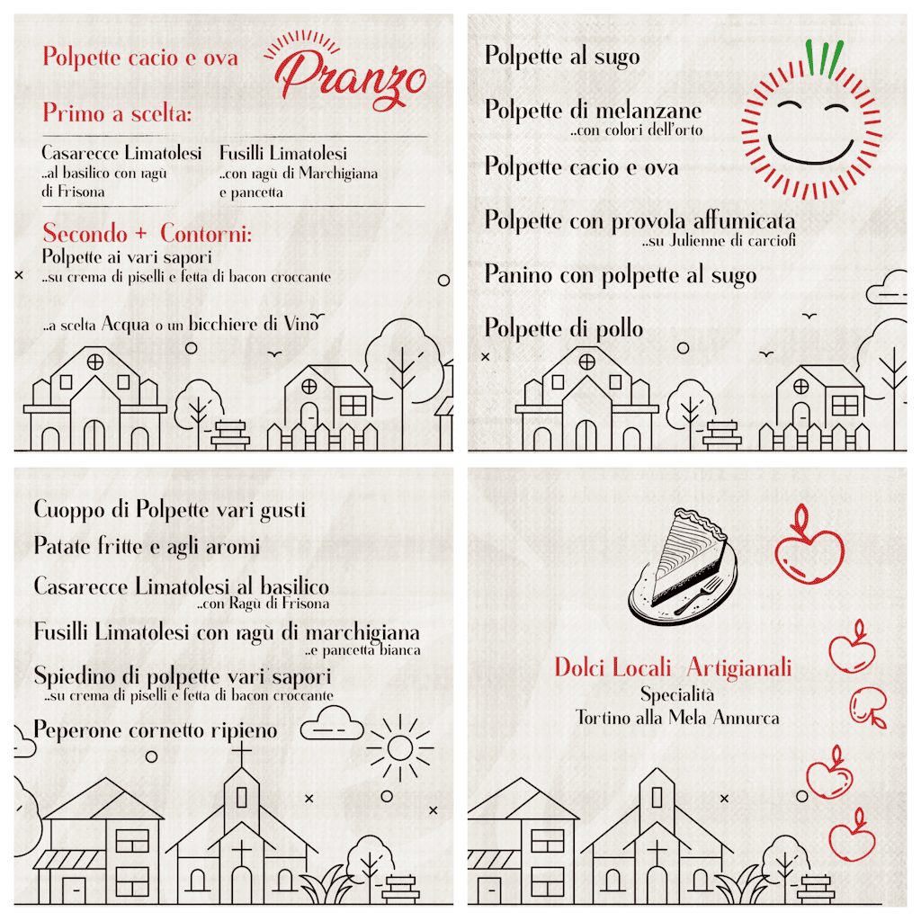 Menu della Sagra
