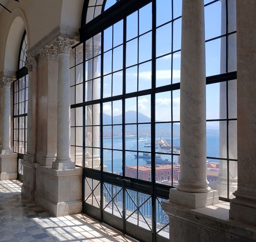 Vista dal Belvedere Palazzo Reale Napoli
