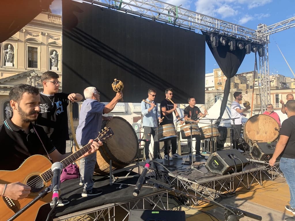 Notte della Tammorra Napoli - prove tecniche